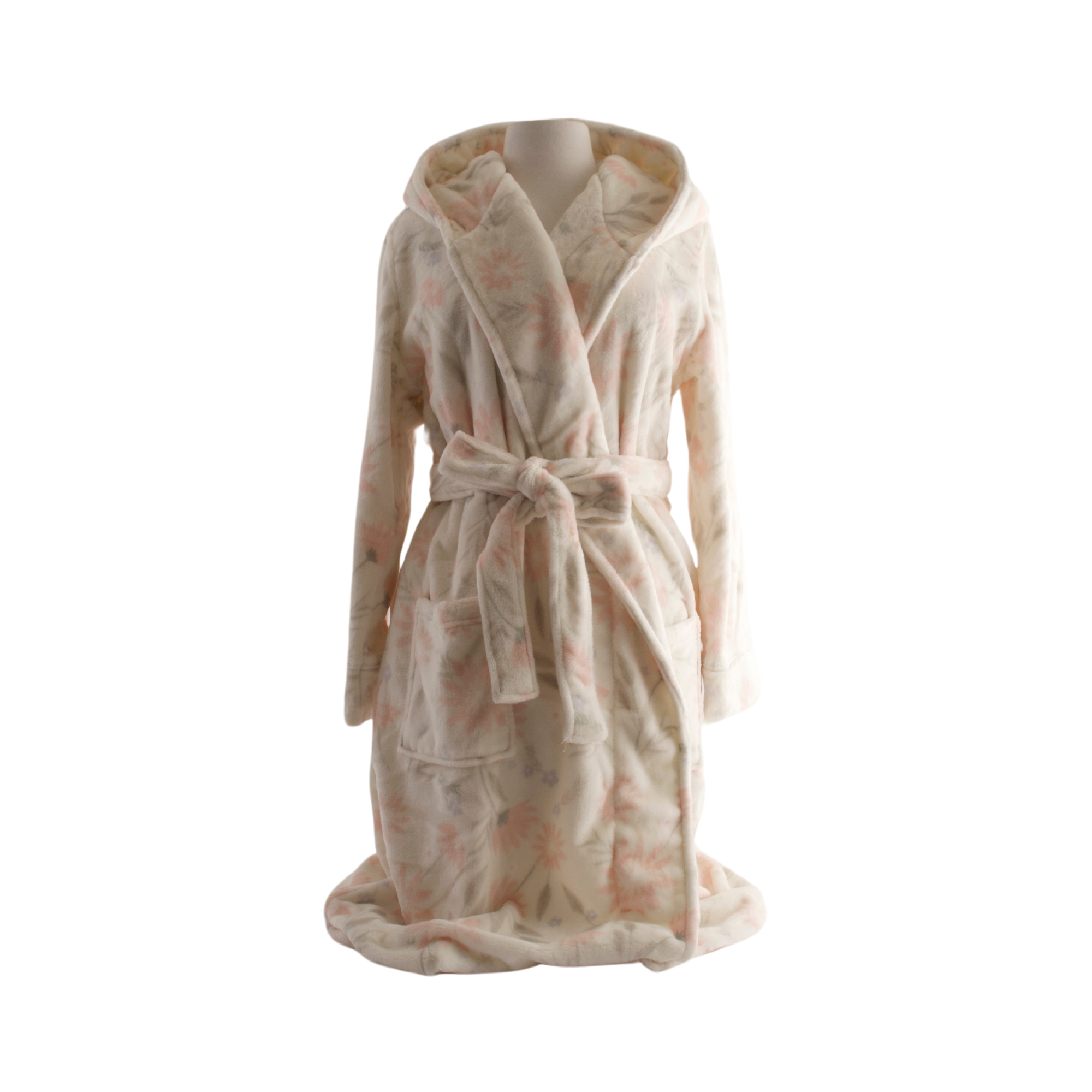 Printed Dressing Gown - Blushing Flora.